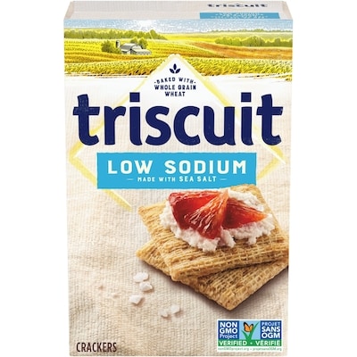 Christie Triscuit Low Sodium Snacking Crackers, make for a convenient snack 200 g, $2.25/100g