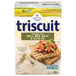 Christie TRISCUIT Dill Sea Salt & Olive Oil Crackers 200 g, $2.25/100g
