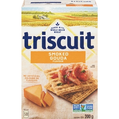 Christie TRISCUIT Smoked Gouda Crackers 200 g, $1.50/100g