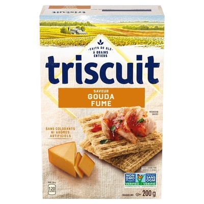 Christie TRISCUIT Gouda Fumé Craquelins 200 g, 2,13 $/100g