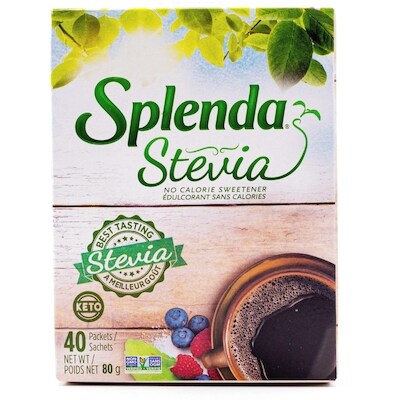 Splenda No Calorie Stevia Sweetener Packets 80 g, $8.74/100g