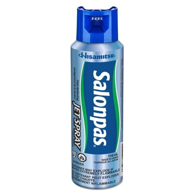salonpas Soulagement de la douleur Jet Spray 118 ml, 13,13 $/100ml