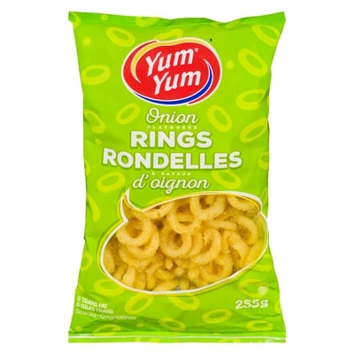 Yum Yum Grignotines Rondelles à Saveur d'Oignon 255 g, 1,18 $/100g
