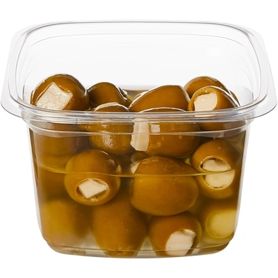 null Stuffed Green Olives-Provolone $42.53/1kg $19.30/1lb