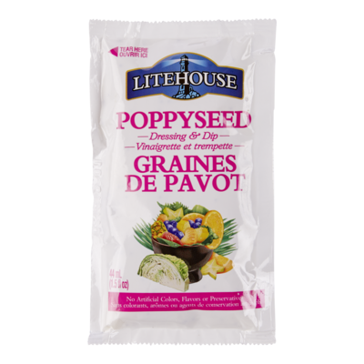 Litehouse Poppy Seed Dressing Pouch 44 ml, $1.25/100ml