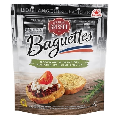 Grissol Baguettes Rosemary and Olive Oil 120 g, $3.24/100g