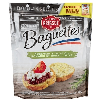 Grissol Baguettes Rosemary and Olive Oil 120 g, $3.24/100g