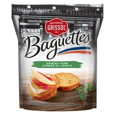 Grissol Boulangerie Grissol Baguettes Garden Herb 120 g, $3.24/100g