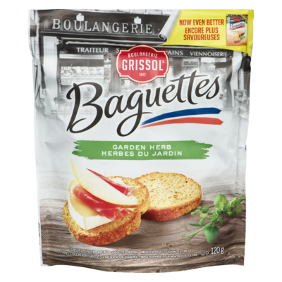 Grissol Baguettes Garden Herb 120 g, $2.08/100g