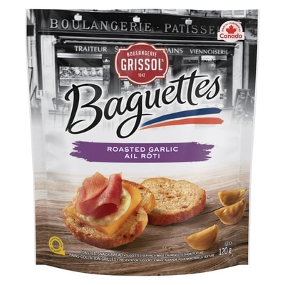 Grissol Boulangerie Grissol Baguettes Roasted Garlic 120 g, $3.24/100g
