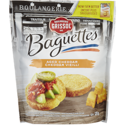 Grissol Boulangerie Grissol Baguettes Cheddar vieilli 120 g, 2,71 $/100g