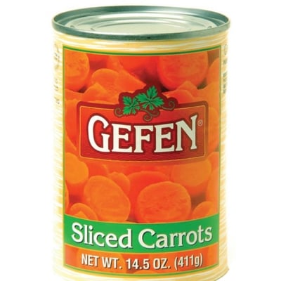 Gefen Sliced Carrots 411 g, $0.92/100g