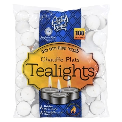 Aish Tamid Kosher Tealights 2000 g, $0.50/100g