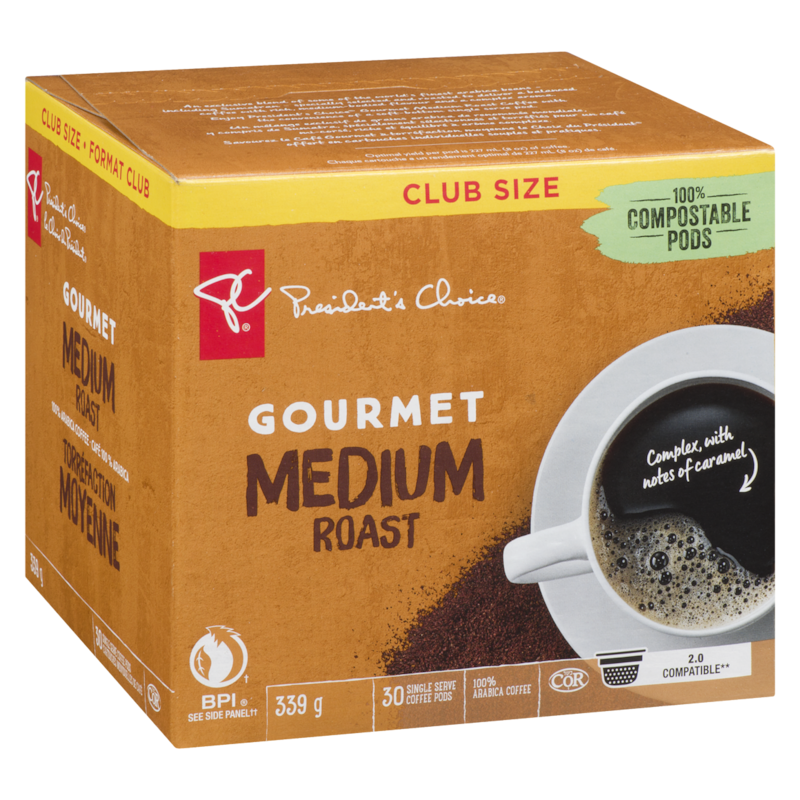 Gourmet Medium Roast Single Serve Coffee Pods