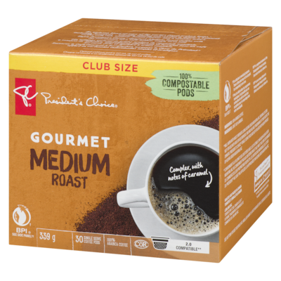 Gourmet Medium Roast Single Serve K-cup Coffee Pods