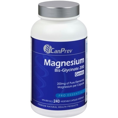 CanPrev Vegetable Capsules Magnesium Bis-Glycinate 200 Gentle 240 ea, $0.17/1ea