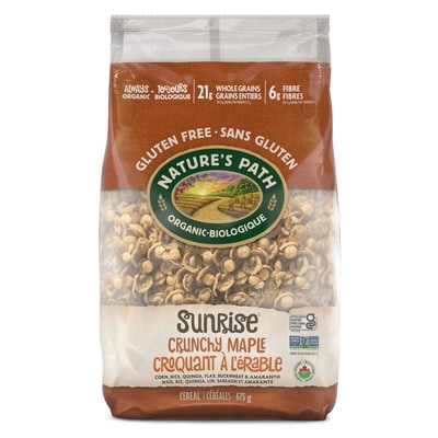 Nature's Path Organic Sunrise Crunchy Maple Cereal 675 g, $1.78/100g