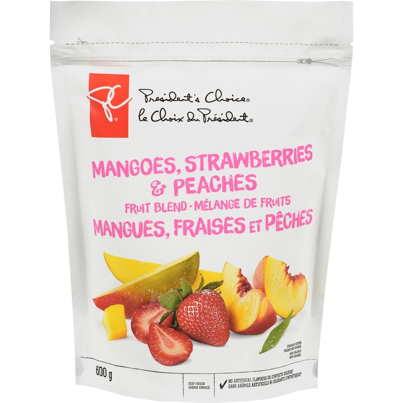 Mangoes, Strawberries & Peaches Fruit Blend