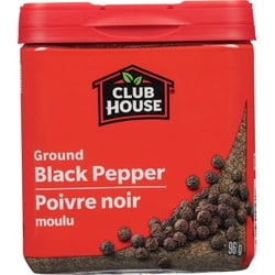 Club House Poivre Noir Moulu 96 g, 9,37 $/100g