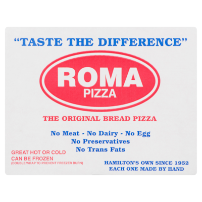 Roma 44200 Slab Bread Pizza    450 g, $1.22/100g