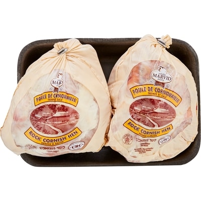 Marvid Poultry Kosher Cornish Hens 625 g, $1.44/100g