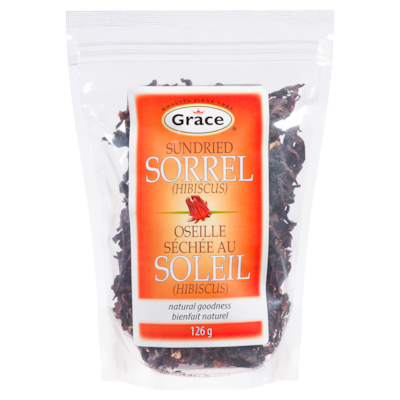 Grace Oseille Hibiscus Séchée au Soleil 126 g, 2,61 $/100g