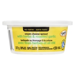 No Name Cream Cheese Spread with Herbs & Roasted Garlic - 227 g