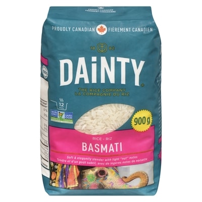 Riz Dainty Riz Basmati 900 g, 0,89 $/100g