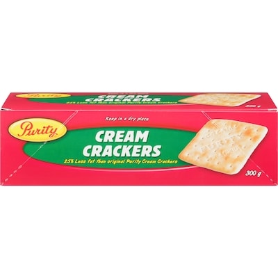 Purity Cream Crackers 300 g, $2.16/100g