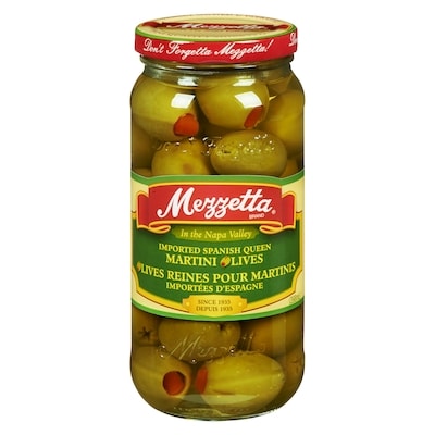 Merzzetta Grandes olives à martini importées d’Espagne 398 ml, 2,64 $/100ml