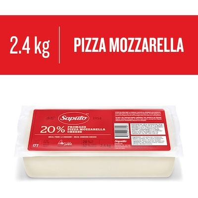 Saputo Fromage Pizza Mozzarella 2.4 kg, 1,54 $/100g