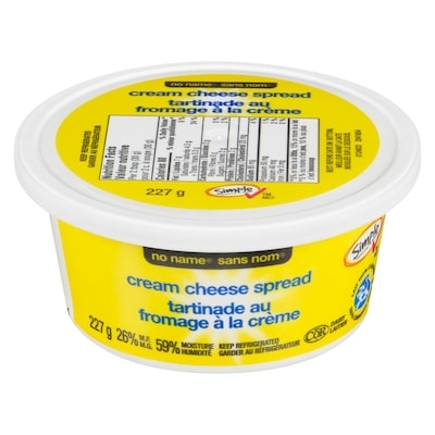 Sans Nom Tartinade au fromage à la crème 227 g, 1,32 $/100g