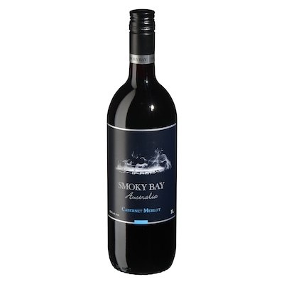 Smoky Bay Vin rouge Smoky Bay Cabernet Merlot (Pièce d’identité requise au moment du ramassage) 1000 ml, 1,40 $/100ml