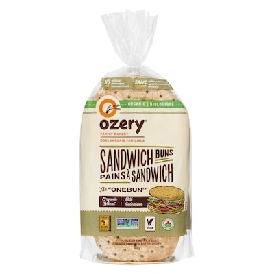 Ozery's Thin Sandwich Buns Organic Wheat 360 g, $1.25/100g