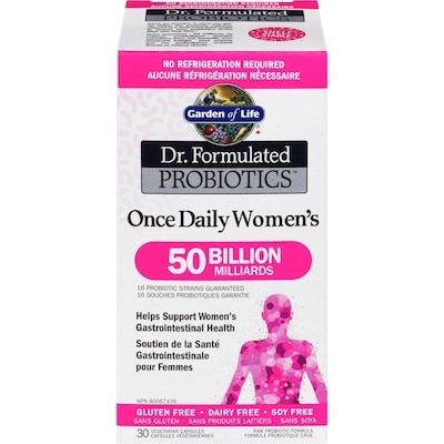 Garden of Life Dr. Formulated Probiotics Once Daily Women's 50 Billion 30 Vegetarian Capsules 30 ea, $1.67/1ea