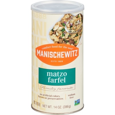 Manischewitz Matzo Farfel      397 g, $2.14/100g