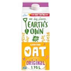 Earth's Own Oat Beverage, Original 1.75 l, $0.21/100ml