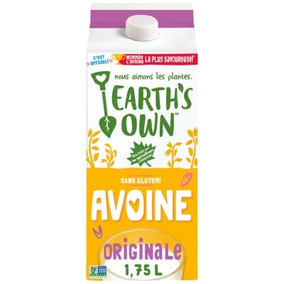 Earth’s Own Sans gluten Boisson à l’avoine Originale 1.75 l, 0,24 $/100ml