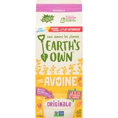 Earth’s Own Boisson à l'avoine Earth's Own Originale 1.75 l, 0,26 $/100ml