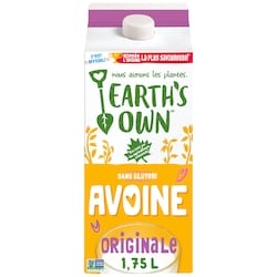 Earth’s Own Boisson à l'avoine Earth's Own Originale 1.75 l, 0,21 $/100ml