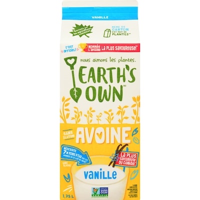 Earth’s Own Boisson à l'avoine Vanille  1.75 l, 0,26 $/100ml