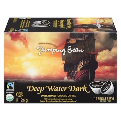 Jumping Bean Coffee, Deep Water 126 g, $9.52/100g