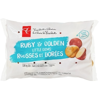 le Choix du Président Pommes de terre Little gems rousses et dorées 1.36 kg, 0,55 $/100g