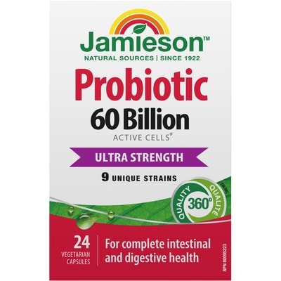 Jamieson 60 Billion Probiotic 24 ea, $0.90/1ea