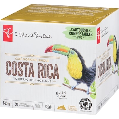 Cartouches individuelles de café K-Cup d’origine unique Costa Rica torréfaction moyenne