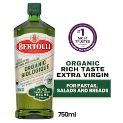 Bertolli Rich Taste Extra Virgin Olive Oil - Organic 750 ml, $1.60/100ml