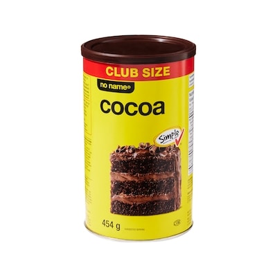 No Name Cocoa Powder Club Size 454 g, $1.87/100g