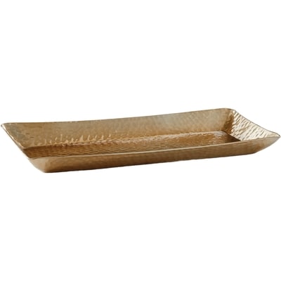 President's Choice Hammered Gold Rectangukar Tray 1 ea, $12.00/1ea