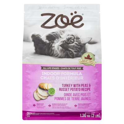 Zoe Turkey with Peas & Russet Potato Recipe Cat Food 1.5 kg, $1.00/100g