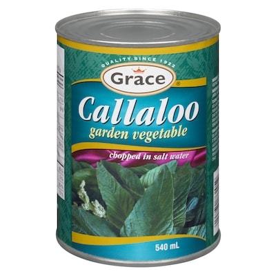 Grace Chopped In Salt Water Callaloo 540 ml, $0.55/100ml